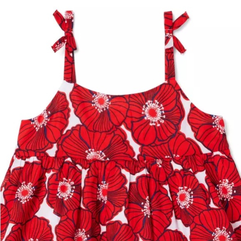 Janie and Jack Red Floral Dress Poppy Park Sundress